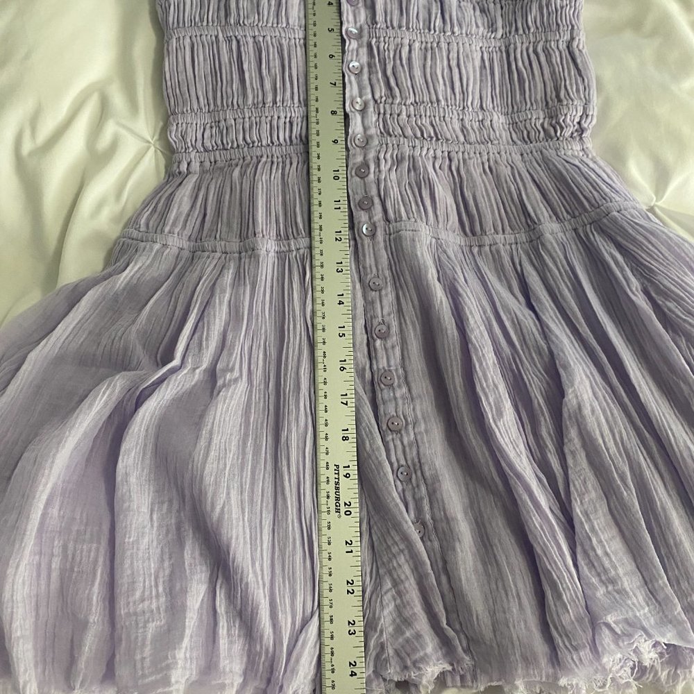 Free People Lausanne dress PURPLE SMALL - Picture 5 of 8